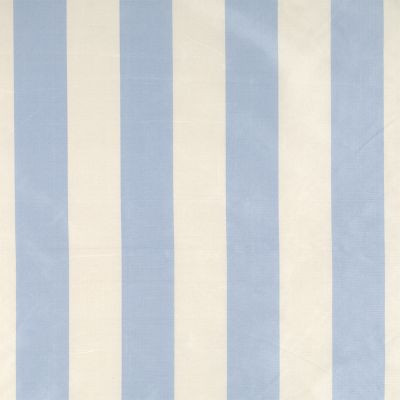 Cornwall Stripe Blue & Cream SC36196MM0004 by Scalamandre Designer Fabric 100% SILK INDIA LIGHT DUTY Horizontal: and Vertical: 5" 55 - Swanky Fabrics -