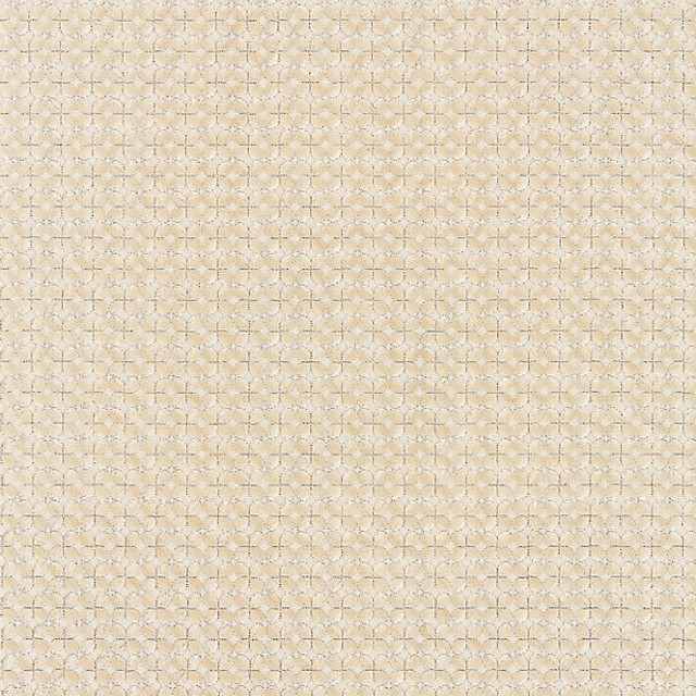 Floret Embroidery/Gilt 27133-002 by Scalamandre Designer Fabric MODERN LUXURY STOCKED AT 56% VISCOSE;36% LINEN;8% SPUN POLYESTER INDIA HEAVY DUTY Horizontal: .75" and Vertical: .75" 51" - Swanky Fabrics -