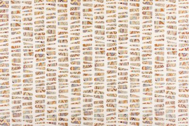 Galisteo IvoryMulti JM72740001 by Fonthill Designer Fabric 63% COTTON 37% VISCOSE INDIA MEDIUM DUTY Horizontal: 21" and Vertical: 13" 54 - Swanky Fabrics -