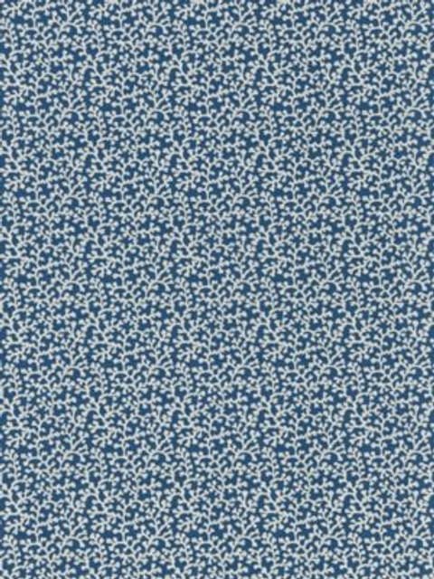 Hele Bay Cobalt ZS69490001 by Old World Weavers Designer Fabric DORSET COAST 100% LINEN INDIA LIGHT DUTY Horizontal: 5" and Vertical: 5" 55 - Swanky Fabrics -