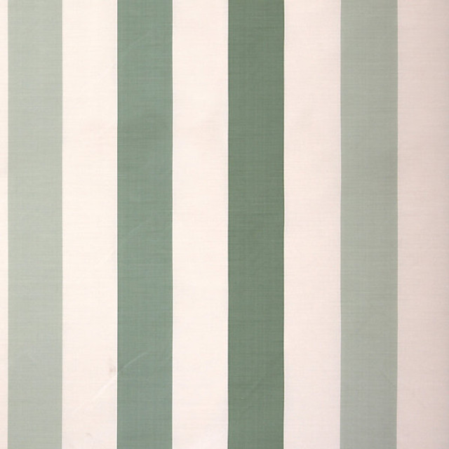 La Valliere Rayure/Green & Cream 30100M-006 by Scalamandre Designer Fabric STOCKED AT 100% SILK INDIA LIGHT DUTY Horizontal: and Vertical: 18.75" 55" - Swanky Fabrics -