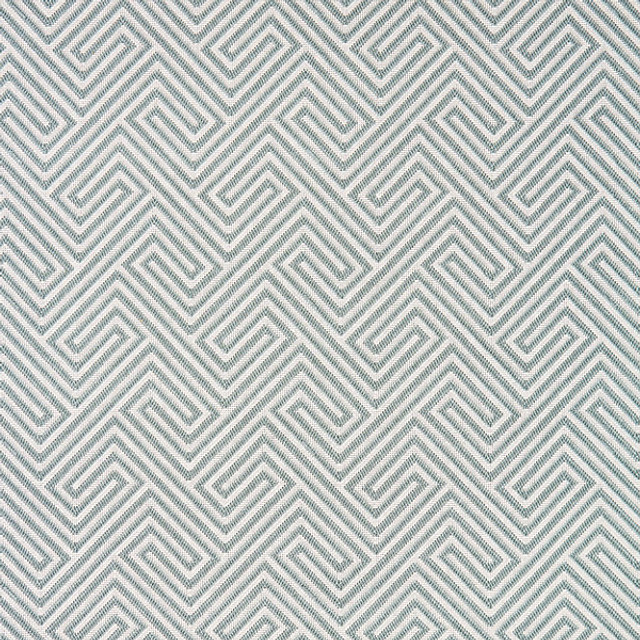 Labyrinth Weave/Mineral 27030-002 by Scalamandre Designer Fabric MODERN NATURE;SPRING 2015; STOCKED AT 48% RAYON|39% COTTON|10% POLYESTER|3% NYLON USA HEAVY DUTY Horizontal: 6.5" and Vertical: 6.125" 52" - Swanky Fabrics -