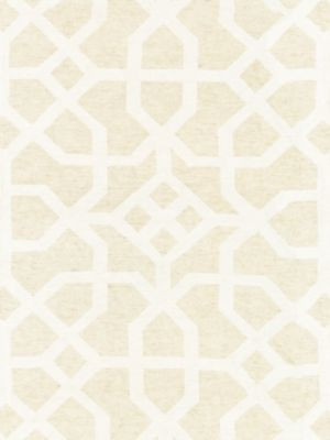 Linen Lattice Natural & Ivory SC271490001 by Scalamandre Designer Fabric MODERN LUXURY 89% LINEN 9% VISCOSE 2% NYLON INDIA LIGHT DUTY Horizontal: 23" and Vertical: 25" 53 - Swanky Fabrics -