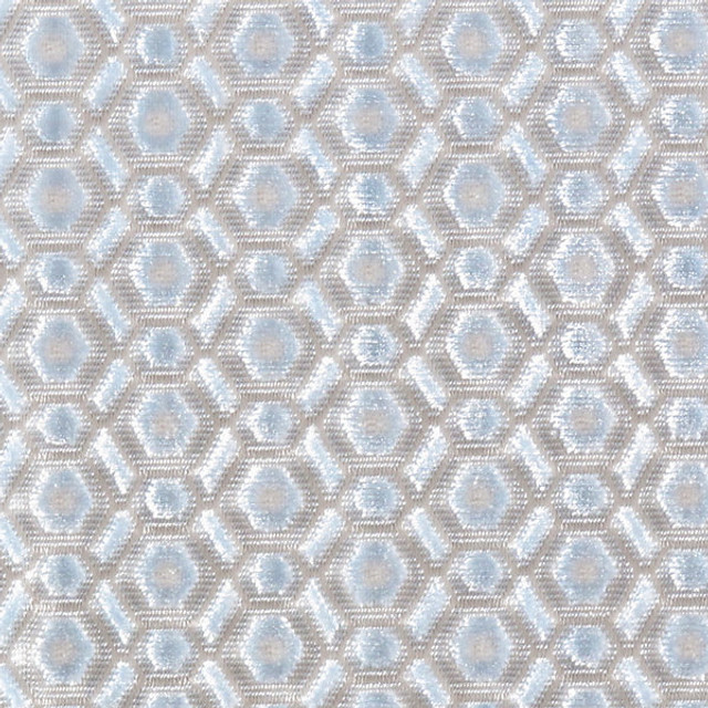 Manetta/Powder Blue Mane-001 by Old World Weavers Designer Fabric STOCKED AT SCALAMANDRE WAREHOUSE 56% CUPRO VISCOSE|44% COTTON INDIA MEDIUM DUTY Horizontal: 1.5" and Vertical: 1.75" 54" - Swanky Fabrics -