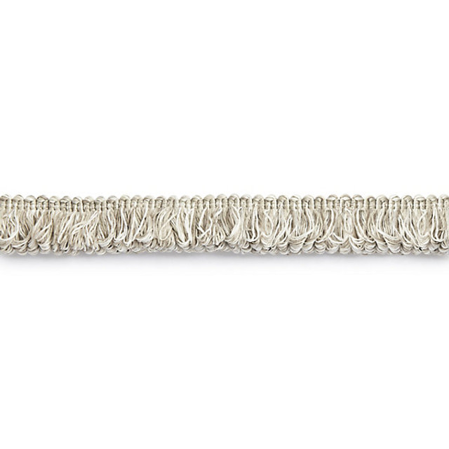 Maui Loop Fringe/Linen Fl1348-002 by Scalamandre Trim Designer Trim STOCKED AT 100% POLYOLEFIN UNITED KINGDOM HEAVY DUTY Horizontal: .25" and Vertical: 1" - Swanky Fabrics -