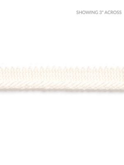 Millstone Twisted Cord Ivory SCC3040001 by Scalamandre Designer Trim HAMPTONS TRIMMINGS 90% VISCOSE 10% ACRYLIC ITALY LIGHT DUTY Horizontal: and Vertical: 0.19 - Swanky Fabrics -