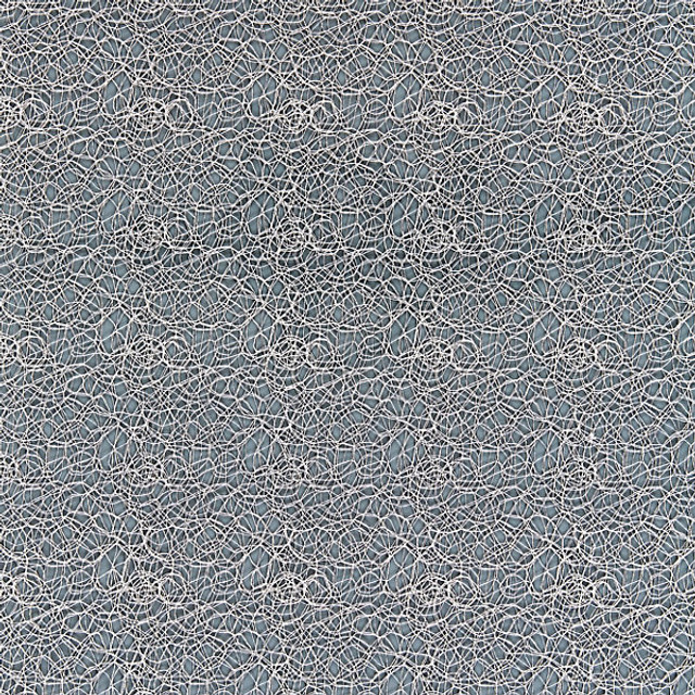 Modern Lace/Fog 27146-003 by Scalamandre Designer Fabric MODERN LUXURY STOCKED AT 100% POLYESTER ITALY DRAPERY ONLY Horizontal: 4" and Vertical: 4.25" 116" - Swanky Fabrics -
