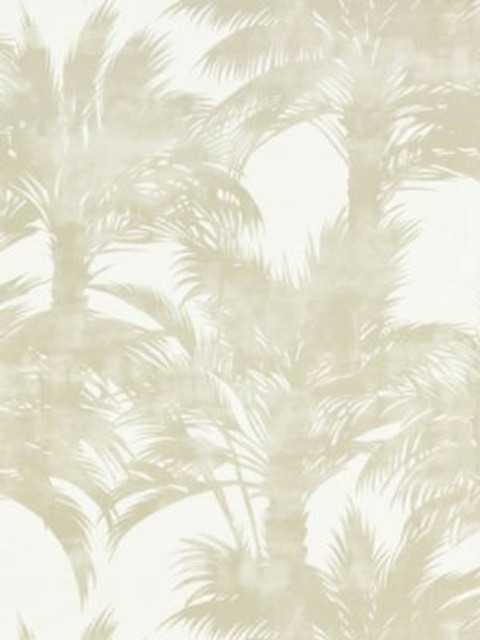 Palm Print Sand GW166100001 by Grey Watkins Designer Fabric BREEZE 55% LINEN 45% COTTON ITALY LIGHT DUTY Horizontal: 36.5" and Vertical: 27.5" 55 - Swanky Fabrics -