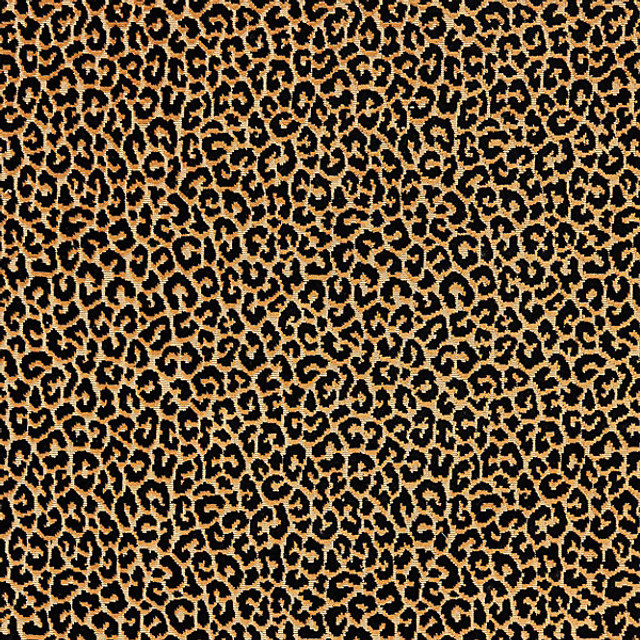 Panthera Velvet/Ebony 27037-006 by Scalamandre Designer Fabric FALL 2015 STOCKED AT 100% COTTON USA MEDIUM DUTY Horizontal: 11" and Vertical: 8.125" 50" - Swanky Fabrics -