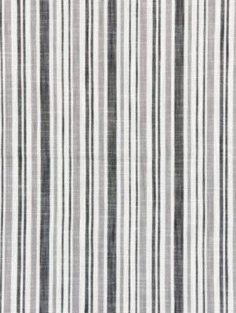 Pembroke Stripe Charcoal SC271160005 by Scalamandre Designer Fabric CHATHAM STRIPES & PLAIDS 100% COTTON INDIA LIGHT DUTY Horizontal: and Vertical: 4" 54 - Swanky Fabrics -