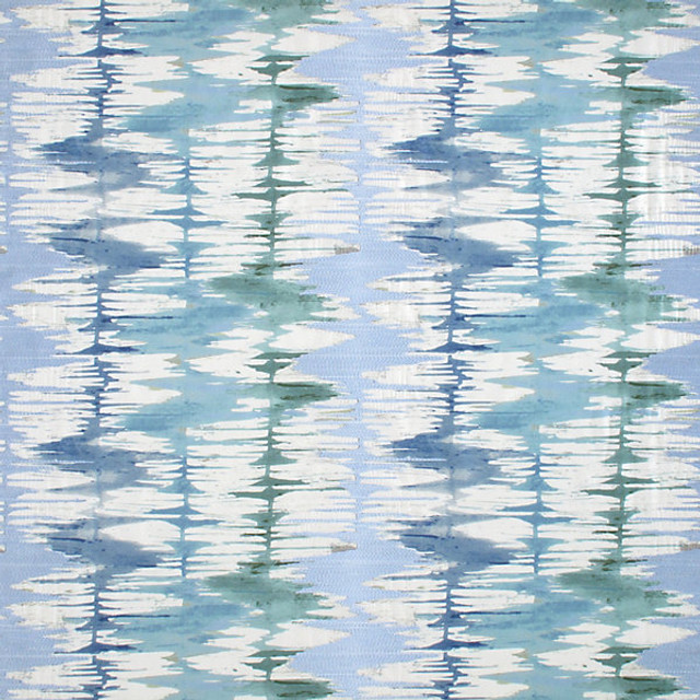 River Delta/Ocean 1763-003 by Old World Weavers Designer Fabric STOCKED AT SCALAMANDRE WAREHOUSE 100% COTTON WITH|VISCOSE EMBROIDERY INDIA LIGHT DUTY Horizontal: 16" and Vertical: 18.5" 57.75" - Swanky Fabrics -
