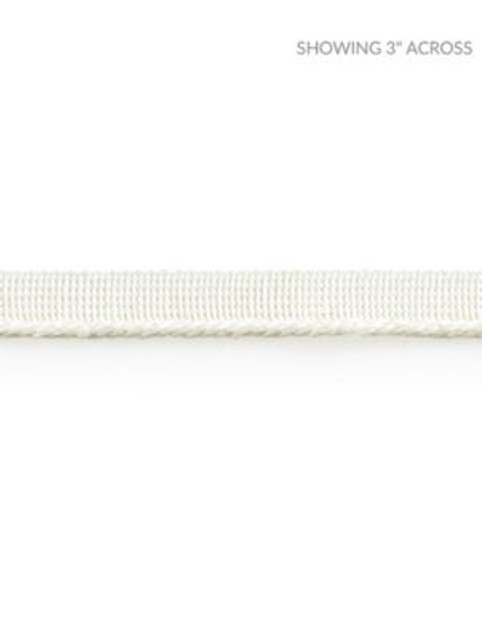 Sanna Linen Cord Blanc SCC3110001 by Scalamandre Designer Trim NORDEN 100% LINEN BELGIUM LIGHT DUTY Horizontal: and Vertical: 0.13 - Swanky Fabrics -