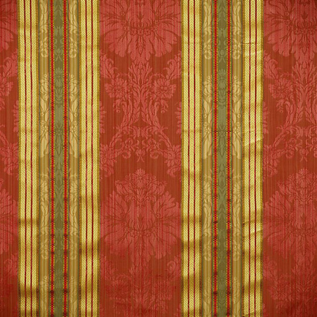 Santa Margarita/Multi On Rose 26166-003 by Scalamandre Designer Fabric STOCKED AT 84% COTTON;16% VISCOSE ITALY MEDIUM DUTY Horizontal: 17" and Vertical: 14" 55" - Swanky Fabrics -