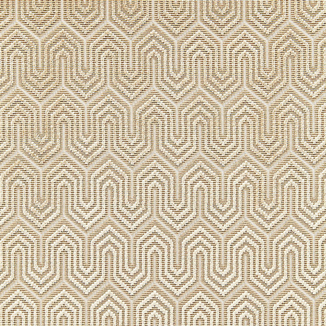 Undulation/Fawn 27129-001 by Scalamandre Designer Fabric BOTANICA STOCKED AT 92% VISCOSE;8% POLYESTER BELGIUM MEDIUM DUTY Horizontal: 2.125" and Vertical: 1.75" 53" - Swanky Fabrics -