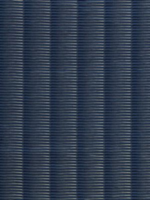 Wavelength Indigo SC271410004 by Scalamandre Designer Fabric MODERN LUXURY 60% COTTON 40% NYLON INDIA MEDIUM DUTY Horizontal: .75" and Vertical: 3.375" 55 - Swanky Fabrics -