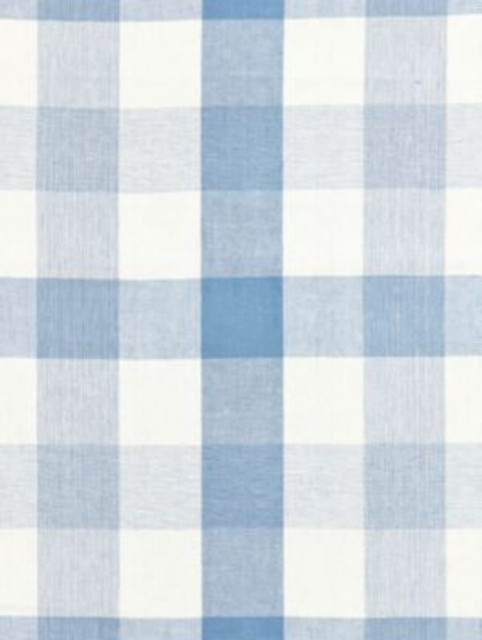 Westport Linen Plaid Sky SC271350007 by Scalamandre Designer Fabric CHATHAM STRIPES & PLAIDS 100% LINEN INDIA MEDIUM DUTY Horizontal: 15.75" and Vertical: 15.5" 60 - Swanky Fabrics -