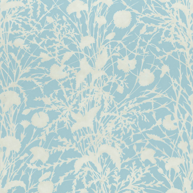 Wildflower/Morning Sky 16623-002 by Grey Watkins Designer Fabric FLORA STOCKED AT SCALAMANDRE WAREHOUSE 100% COTTON SWITZERLAND Horizontal: 26.5" and Vertical: 33.5" 53.75" - Swanky Fabrics -