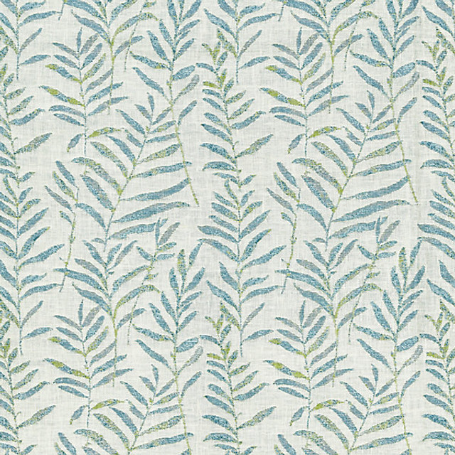 Willow Weave/Seagrass 27211-003 by Grey Watkins Designer Fabric BREEZE COLLECTION STOCKED AT SCALAMANDRE WAREHOUSE 60% LINEN|20% COTTON|20% VISCOSE INDIA DRAPERY ONLY Horizontal: 16.5" and Vertical: 13" 53" - Swanky Fabrics -
