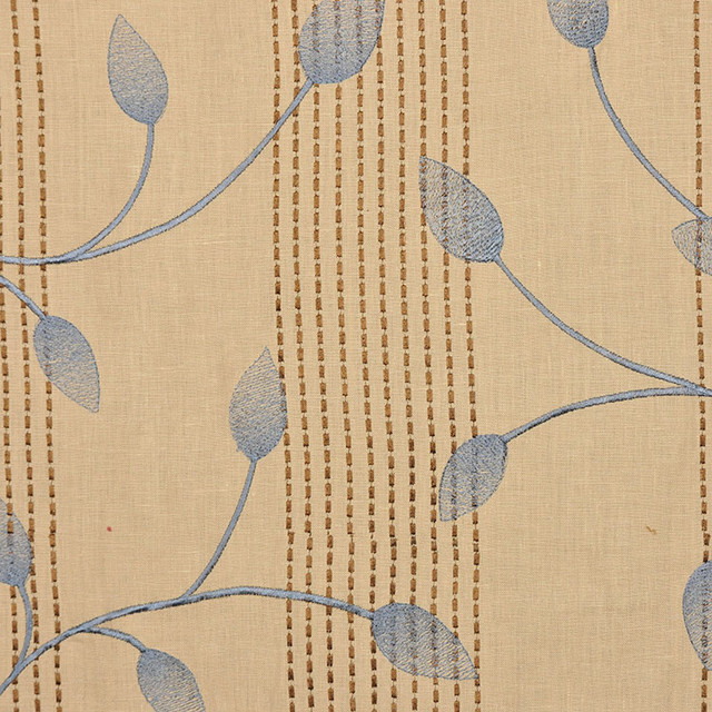 A0475 Denim by RM CoCo Designer Fabric Americana 78 LINEN, 11 VISC, 11 SPUN POLY - Dry clean only Horizontal: 24.5 and Vertical: 25.6 54 - Swanky Fabrics -