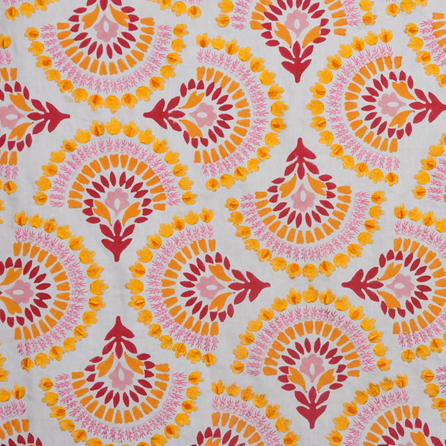 A0489 Summer by RM CoCo Designer Fabric Bollywood 38 OCT 25 LIN 26 VISC 11 SPUN PO - Dry clean only Horizontal: 16.93 and Vertical: 15.75 54 - Swanky Fabrics -