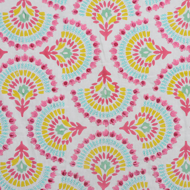 A0489 Sorbet by RM CoCo Designer Fabric Bollywood 38 OCT 25 LIN 26 VISC 11 SPUN PO - Dry clean only Horizontal: 16.93 and Vertical: 15.75 54 - Swanky Fabrics -
