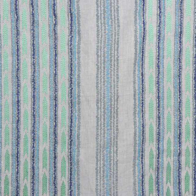 A0490 Peacock by RM CoCo Designer Fabric Bollywood 89 LIN 8 VISC 3 SPUN POLY - Dry clean only Horizontal: 12.9 and Vertical: 3.15 54 - Swanky Fabrics -