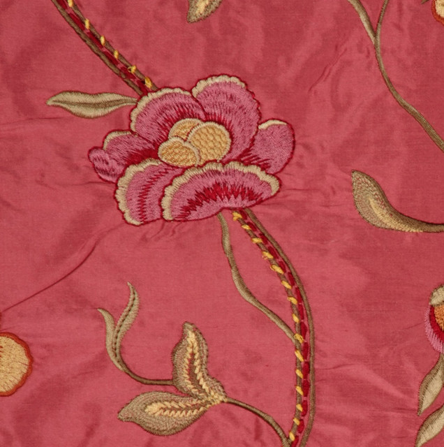 U204 182 by RM CoCo Designer Fabric Shades of Morning 100% Silk - Dry clean only Horizontal: 25.5 and Vertical: 15.7 51 - Swanky Fabrics -