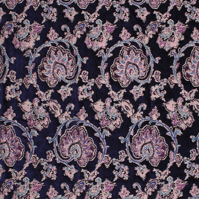 Chanteclaire Royal by RM CoCo Designer Fabric 2017 Spring Luxe Collection 81% Viscose 12% Polyester 7% Cotton See Sample 12500 Horizontal: 12.927.6 49  - Swanky Fabrics -