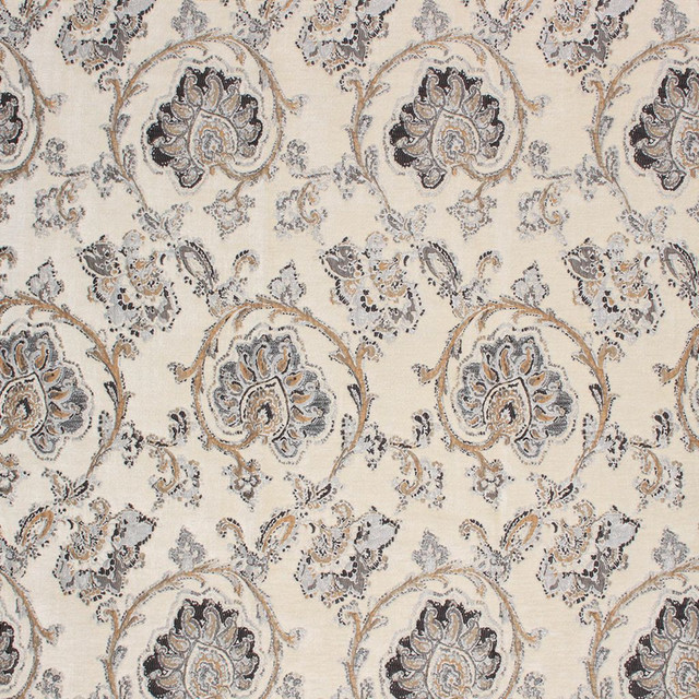 Chanteclaire Ivory by RM CoCo Designer Fabric 2017 Spring Luxe Collection 81% Viscose 12% Polyester 7% Cotton See Sample 12500 Horizontal: 12.927.6 49  - Swanky Fabrics -