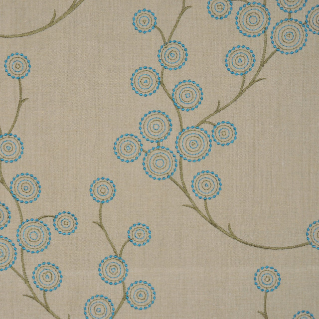 Zooey Natural by RM CoCo Designer Fabric Open Mic 100% Linen - Dry clean only Horizontal: 12.79 and Vertical: 15.75 50 - Swanky Fabrics -