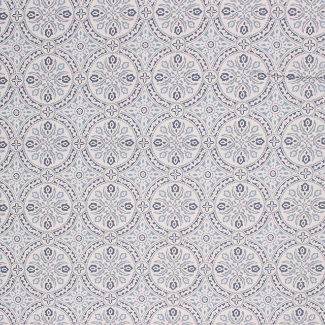 Rondel Powder by RM CoCo Designer Fabric Inspired Living Vol 4 100 COTTON - Dry clean only Horizontal: 13.5 and Vertical: 13.5 54 - Swanky Fabrics -
