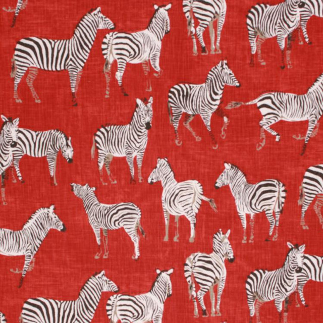 Kenya Flame by RM CoCo Designer Fabric Inspired Living Vol 3 100 COTTON - Dry clean only Horizontal: 27 and Vertical: 25.25 54 - Swanky Fabrics -