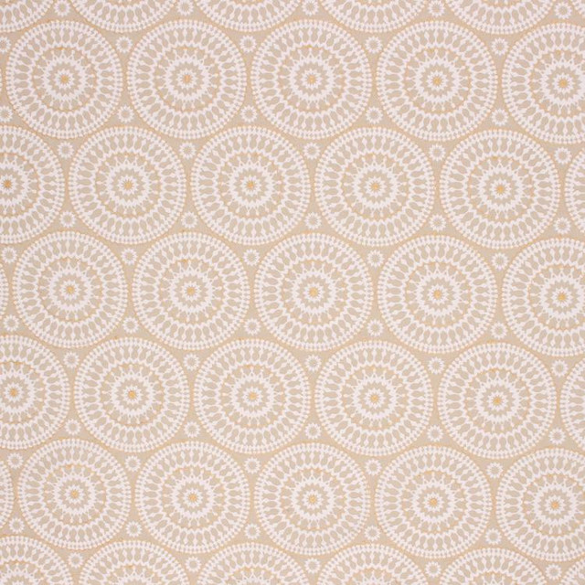 Bosphorus Butter by RM CoCo Designer Fabric Inspired Living Vol 1 100 COTTON BASE 100 SP POLY EMBR - Dry clean only Horizontal: 7 and Vertical: 12.5 57 - Swanky Fabrics -