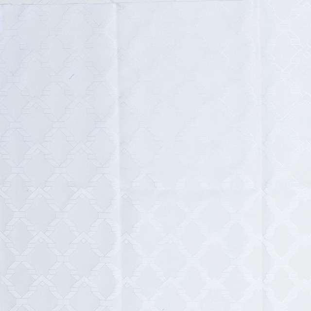Caravan Trellis White by RM CoCo Designer Fabric Inspired Living Vol 7 67% Polyester 33% Cotton See Sample 50000 Horizontal: 4.55 55  - Swanky Fabrics -