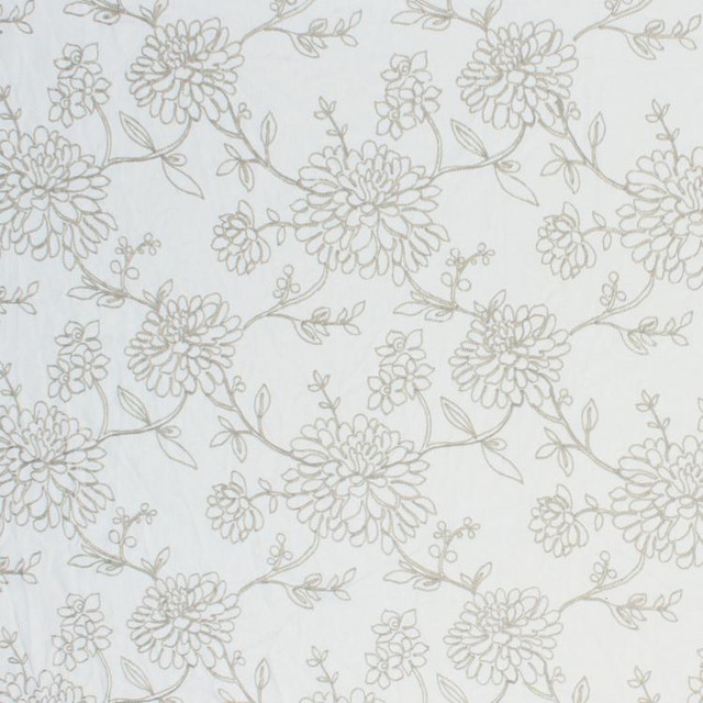 Miramar Gardens Cream by RM CoCo Designer Fabric Inspired Living Vol 7 50% Polyester 40% Cotton 10% Lin - Dry clean only Horizontal: 13.5 and Vertical: 11.5 57 - Swanky Fabrics -