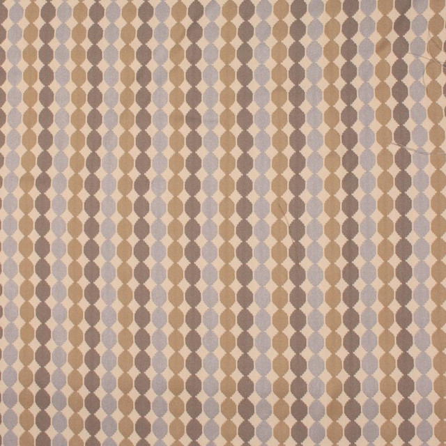 Kahuna Stripe Io Travertine by RM CoCo Designer Fabric Veranda 72% Polypropylene 28% Polyester - Dry clean only Horizontal: 3.375 and Vertical: 1.5 58 - Swanky Fabrics -
