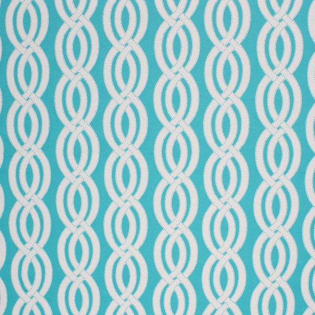 Cabo Io Turquoise by RM CoCo Designer Fabric Veranda 100% Olefin - Dry clean only Horizontal: 10 and Vertical: 10.6 54 - Swanky Fabrics -