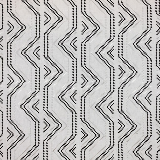 Square Pegs Domino by RM CoCo Designer Fabric Inspired Living Vol 18 73% Polyester 27% Cotton See Sample 0 Horizontal: 12.89 54  - Swanky Fabrics -