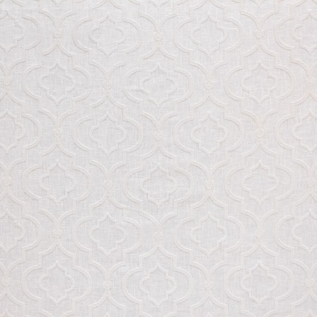 Turkistan Snow by RM CoCo Designer Fabric Inspired Living Vol 13 73% Polyester 27% Cotton See Sample 0 Horizontal: 6.46.38 54  - Swanky Fabrics -