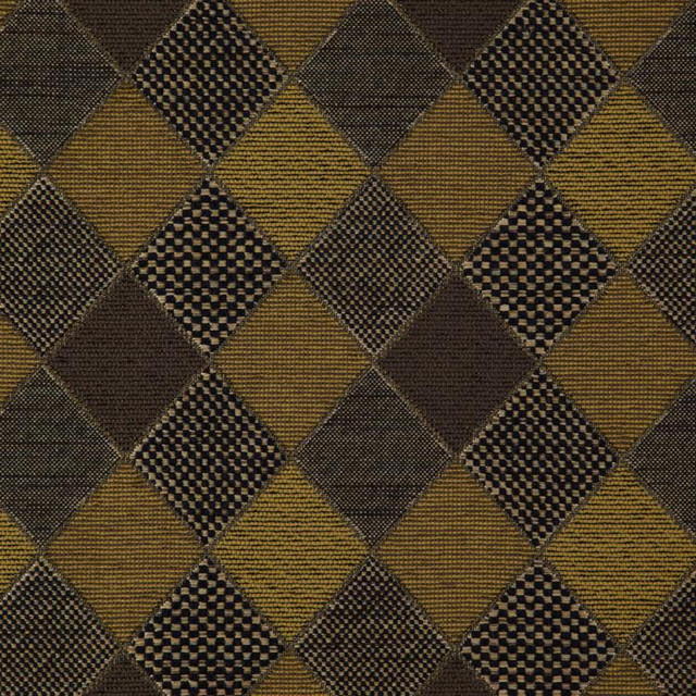 Harlequin Gold by RM CoCo Designer Fabric Modern Mix 100% Polyester - Cool wash w/ care, no bleach Horizontal: 6.666 and Vertical: 8 55 - Swanky Fabrics -