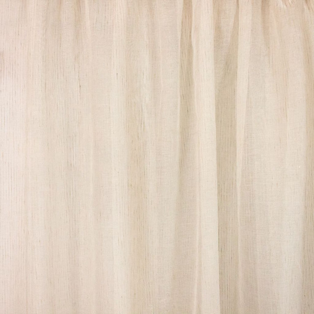 Yvonne Oatmeal by RM CoCo Designer Fabric Sheer Indulgence Regular Book 100% Polyester See Sample 0 Horizontal: 4.6250 110  - Swanky Fabrics -