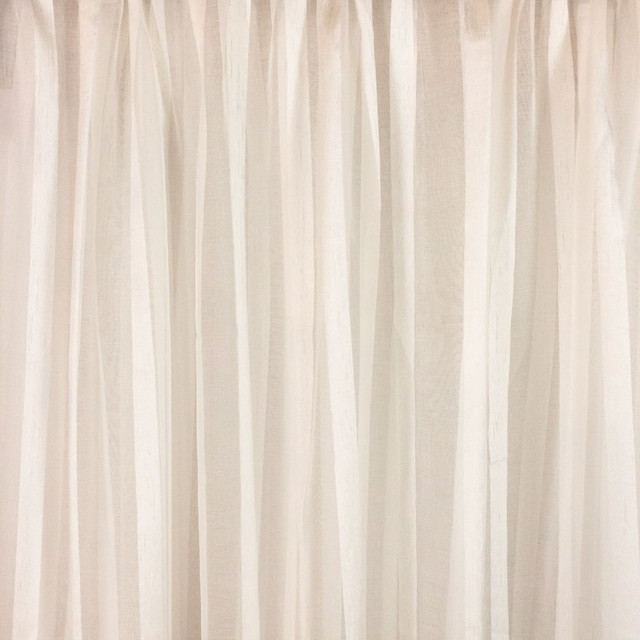 Waltham Snowdrift by RM CoCo Designer Fabric Sheer Indulgence Regular Book 100% Polyester See Sample 0 Horizontal: 4.750 110  - Swanky Fabrics -