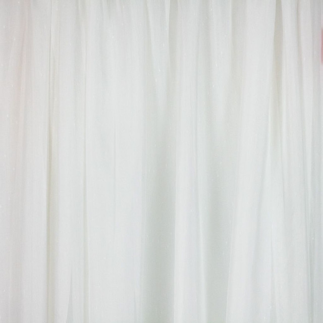 Upton Salt by RM CoCo Designer Fabric Sheer Indulgence Regular Book 100% Polyester See Sample 0 Horizontal: 60 110  - Swanky Fabrics -