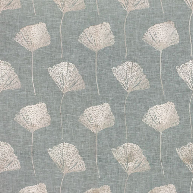 Gingko Whisper by RM CoCo Designer Fabric Finishing Touches Vol 16 85% Polyester 15% Cotton See Sample 0 Horizontal: 7.32283869.448824 55  - Swanky Fabrics -