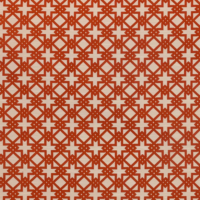 Imperial Fret Mango by RM CoCo Designer Fabric Finishing Touches Vol 13 62% Rayon 38% Polyester See Sample 15000 Horizontal: 3.3753.333 54  - Swanky Fabrics -