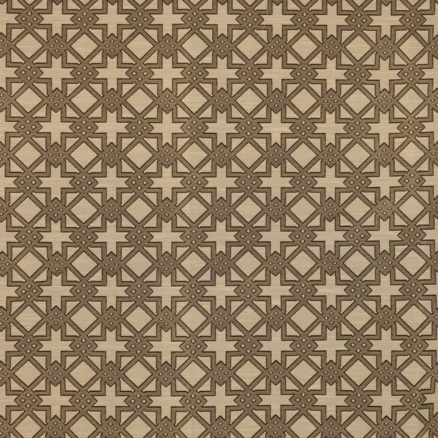 Imperial Fret Burnished Gold by RM CoCo Designer Fabric Finishing Touches Vol 13 62% Rayon 38% Polyester See Sample 15000 Horizontal: 3.3753.333 54  - Swanky Fabrics -