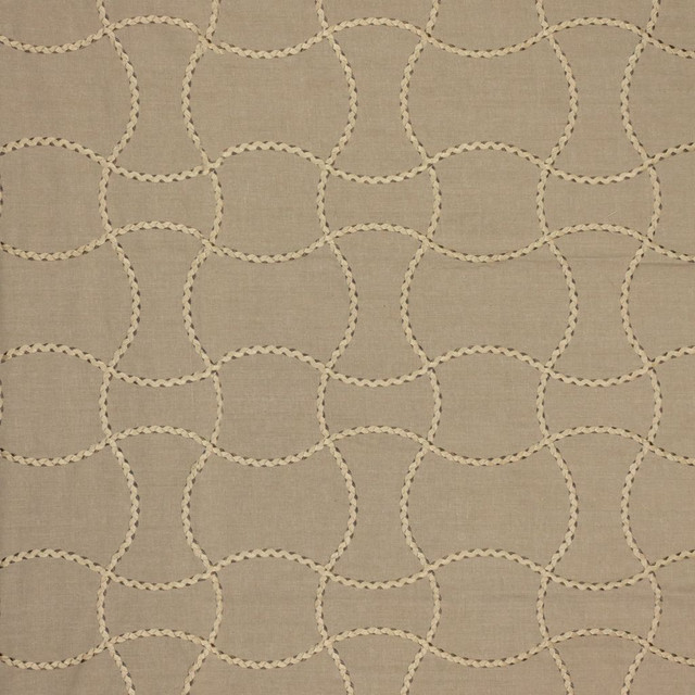 Roped In Linen by RM CoCo Designer Fabric Finishing Touches Vol 12 64% Polyester 32% Cotton 4% Linen See Sample 0 Horizontal: 8.6614229.13 56  - Swanky Fabrics -
