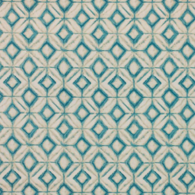 Diamond Mirage Verdigris by RM CoCo Designer Fabric Finishing Touches Vol 16 100% Cotton - Dry clean only Horizontal: 4.5 and Vertical: 12.63 54 - Swanky Fabrics -