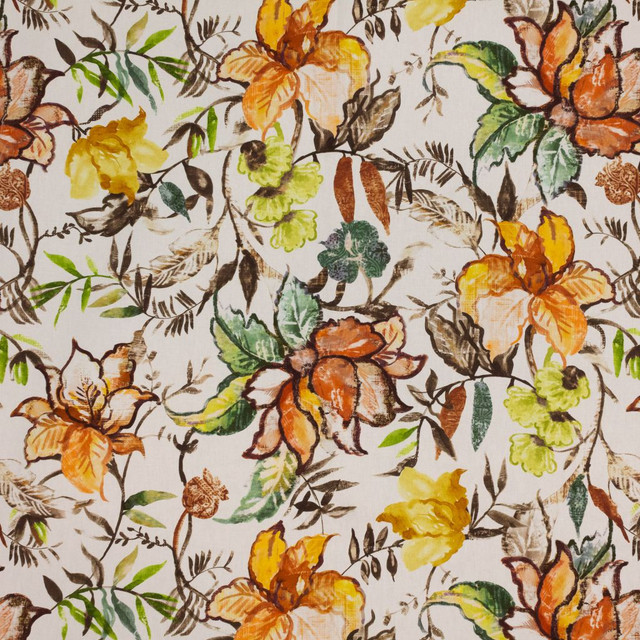 Florentina Melon by RM CoCo Designer Fabric Inspired Living Vol 14 100% Cotton See Sample 0 Horizontal: 2725 55  - Swanky Fabrics -