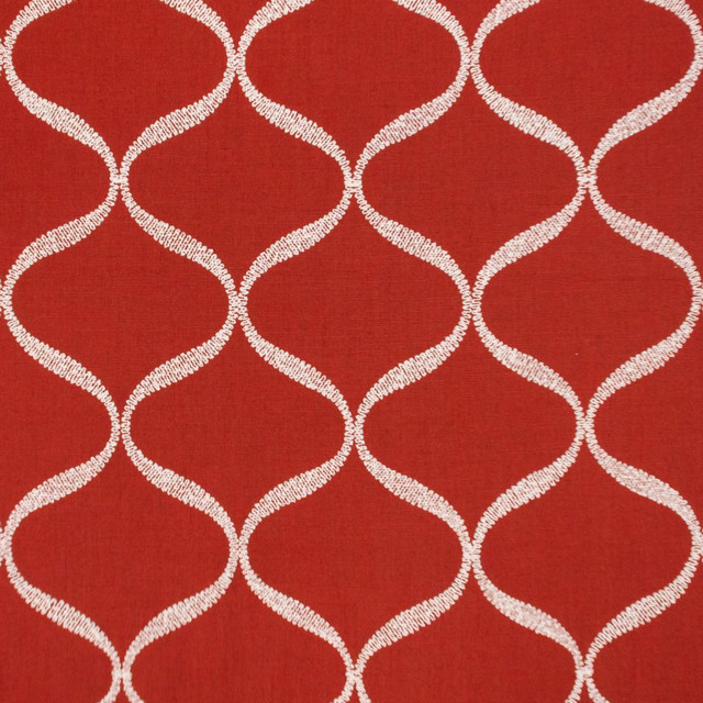 Sidewinder Paprika by RM CoCo Designer Fabric Inspired Living Vol 14 100% Polyester See Sample 0 Horizontal: 8.46457159.6456745 54  - Swanky Fabrics -